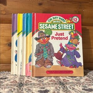 On My Way With Sesame Street, Jim Henson;Assorted Series Bundle; 4, 6, 8, 11, 12